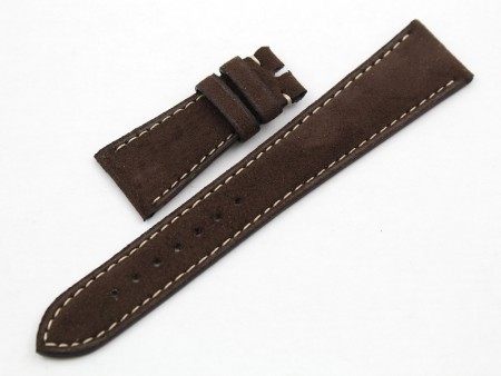 WOCCI Cinturino Orologio In Pelle Vintage – 18mm, Marrone Scuro, Con Fibbia In Acciaio E Attrezzo Di Montaggio